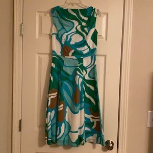 Merona Multi-colored A-line Sleeveless Dress, Sz 2